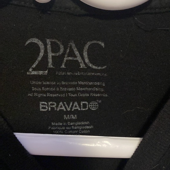 Men’s medium black Tupac Shakur official graphic tee - Picture 2 of 3